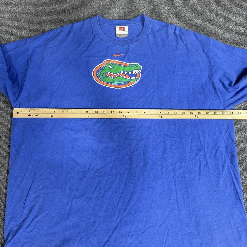 Vintage Florida Gators Shirt Mens 2XL Blue NCAA Football Nike University Tee Y2K - Picture 8 of 12